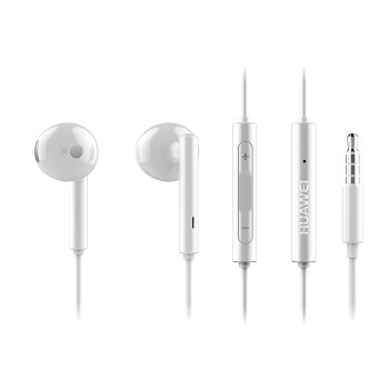 Huawei AM116 Zestaw słuchawkowy Przewodowa Douszny Połączenia muzyka Srebrny, Biały