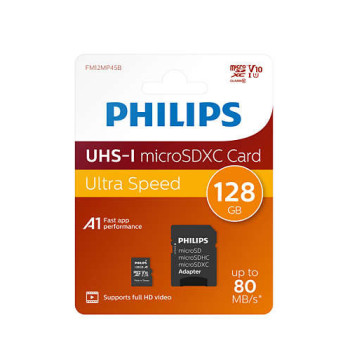 Philips FM12MP45B 00 pamięć flash 128 GB MicroSDXC UHS-I Klasa 10